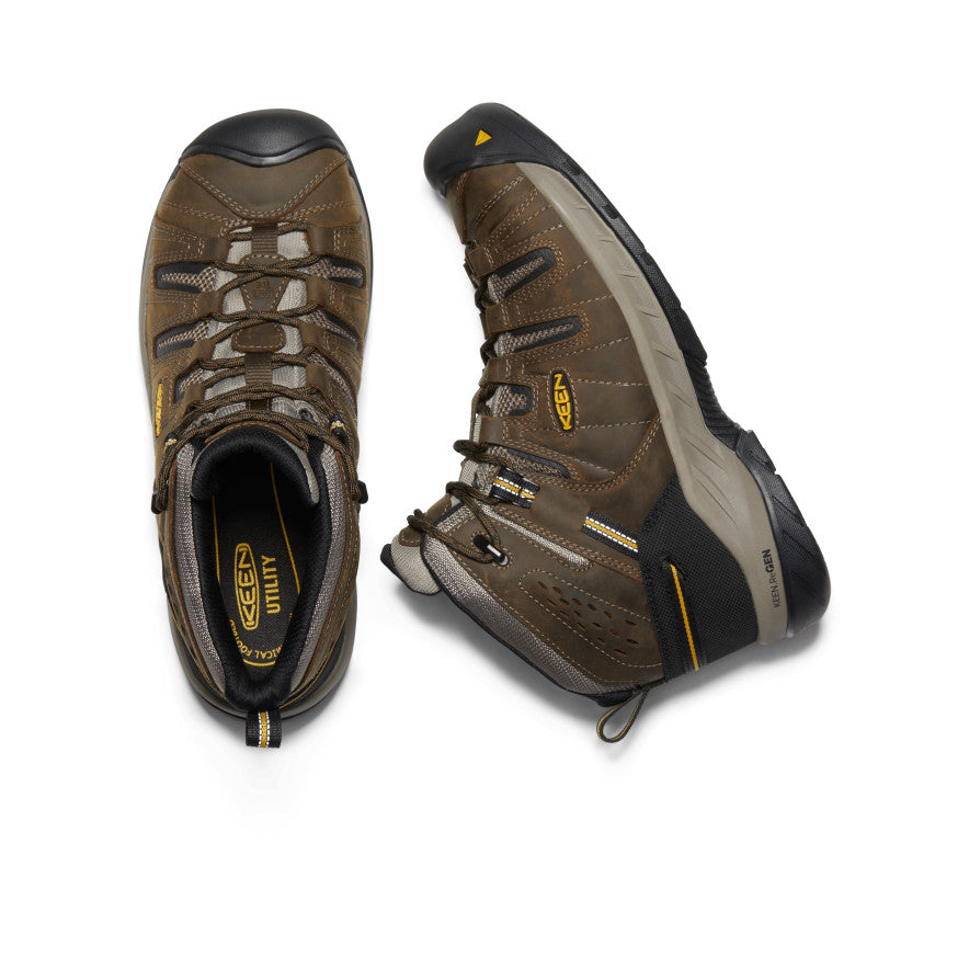 Men's Flint II Boot (Steel Toe) | Cascade Brown/Golden Rod - Image 4