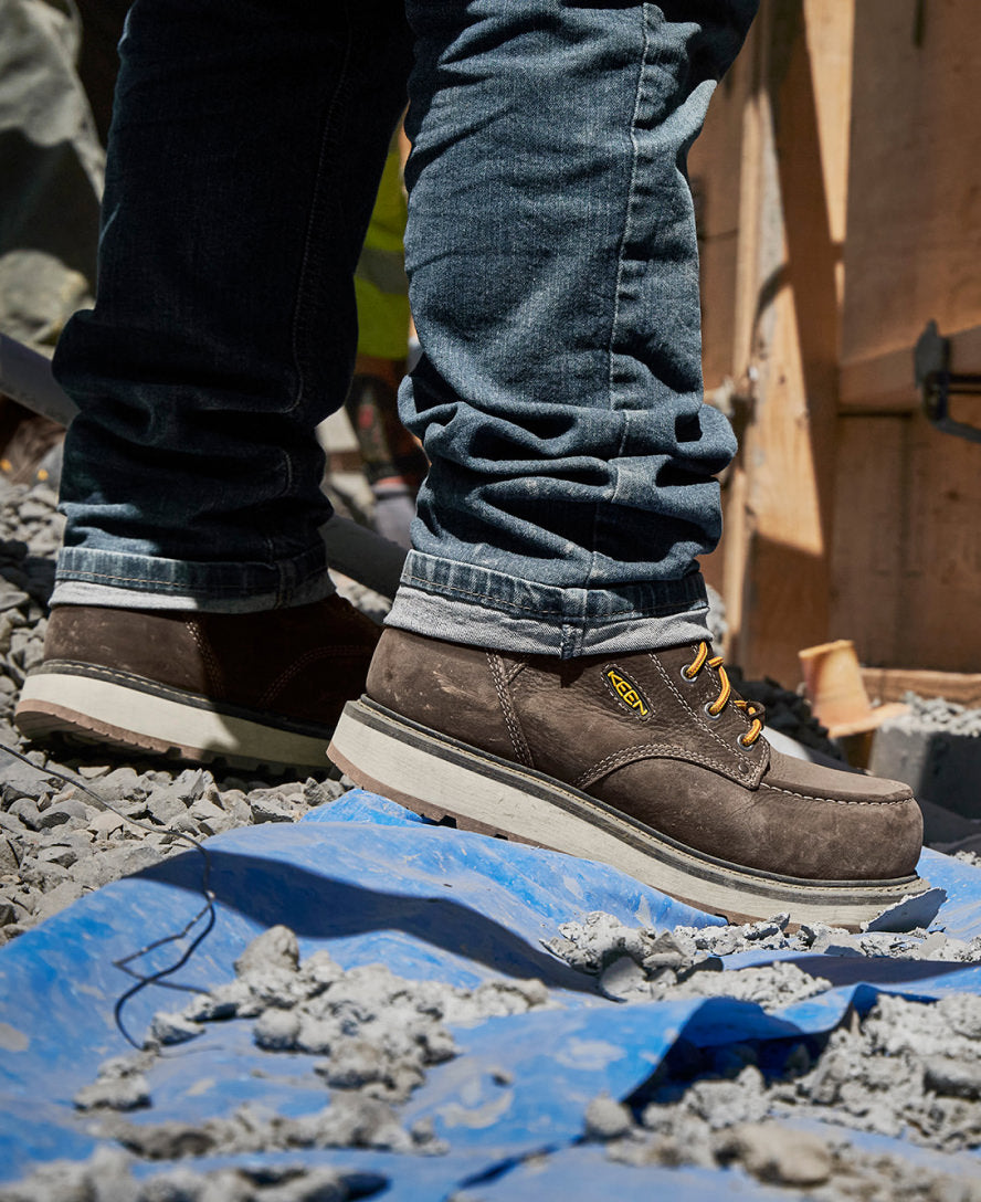 Men's Cincinnati 6 Waterproof Boot (Carbon Toe) | Dark Chocolate/Sandshell - Image 7