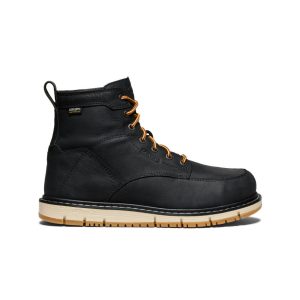 Men's San Jose 6 Waterproof Boot (Aluminum Toe)  |  Black/Gum