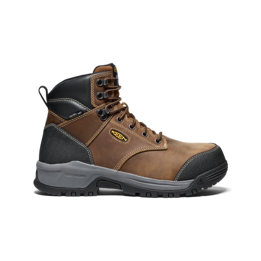 Men's Evanston 6 Waterproof Boot INT MET (Carbon Toe) | Bison/Black