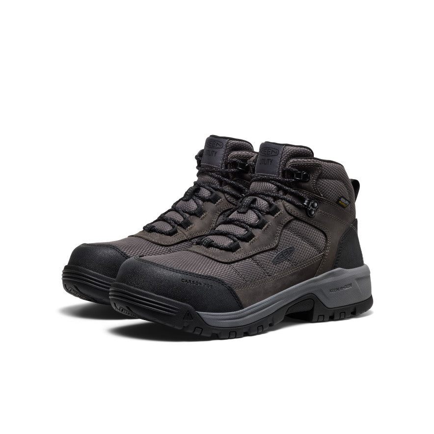 Men's Skokie Waterproof Work Boot (Carbon Toe) | Magnet/Black - Image 2